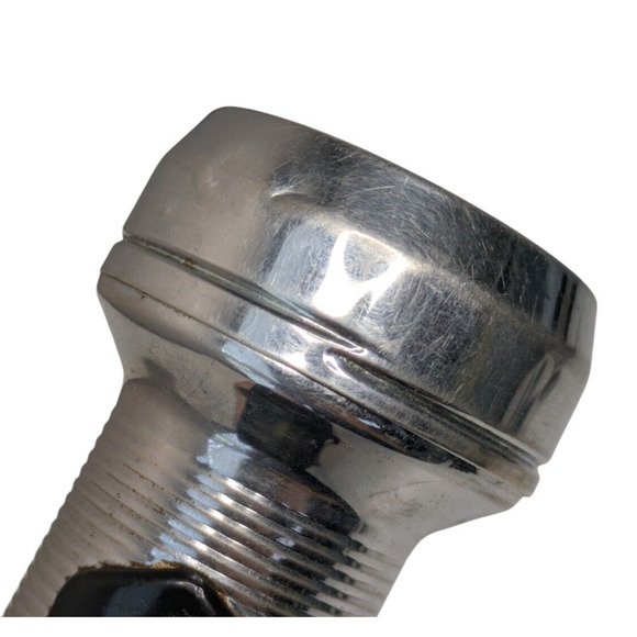 Vintage Burgess Safari Chrome Flashlight In Working Condition Made in USA - Picture 10 of 10